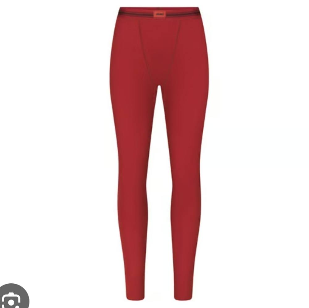 SKIMS - COTTON RIB LEGGING (BRICK MULTI)